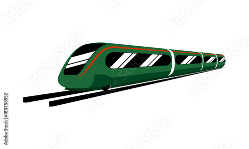 Public train illustration design vector