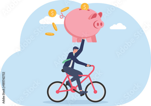 illustration of saving company financial assets from bankruptcy
