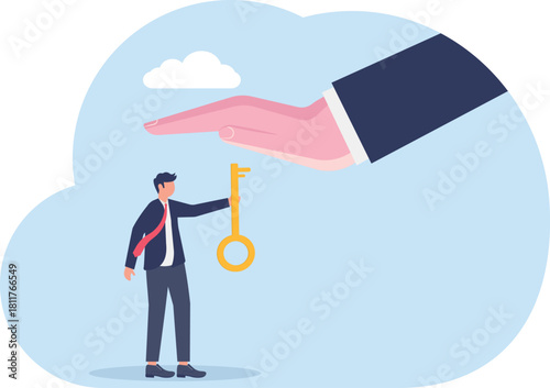  illustration of offering and providing solutions for business challenges

