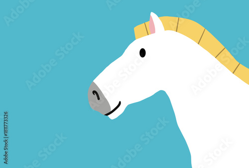 馬, 年賀状, 正月, 和風, 和柄, うま, 動物, イラスト, 干支, 年末, 新年, ベクター, シルエット