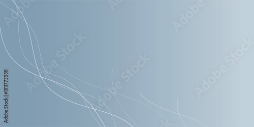 Abstract Lines Blue Gradient Curves White Flow Backgrounds Serene Graphic Element for modern design projects showcases smooth, flowing lines in a soft color palette