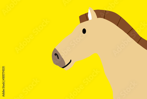 馬, 年賀状, 正月, 和風, 和柄, うま, 動物, イラスト, 干支, 年末, 新年, ベクター, シルエット