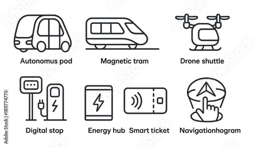 Future transportation: autonomous pods, magnetic trams, and drone shuttles