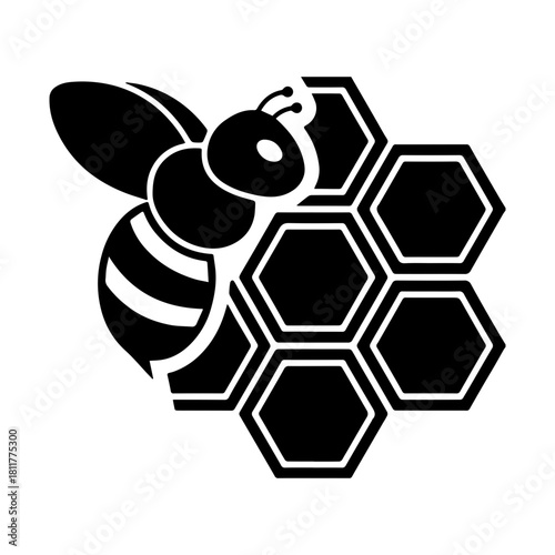 Bee and Honeycomb
