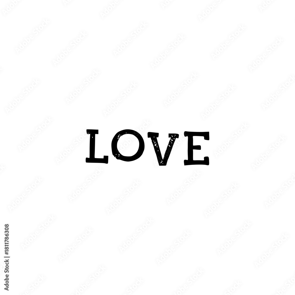 Fototapeta premium love text, clear love text, love word text design