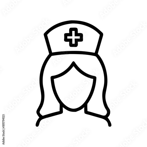 A simplified illustration of a nurse