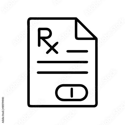A prescription document showing a medical treatment plan for patients