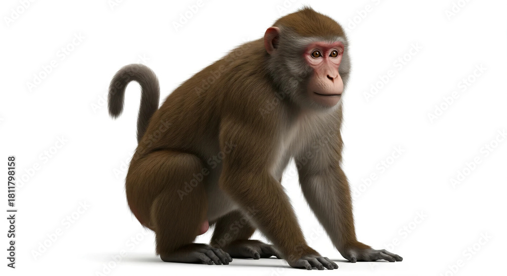 Naklejka premium Monkey