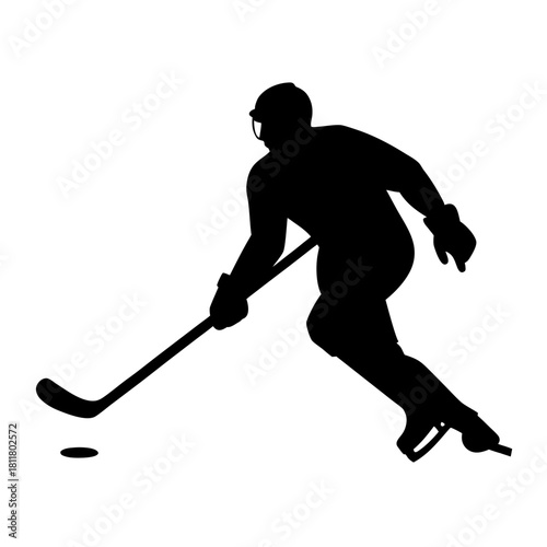 hockey player silhouette