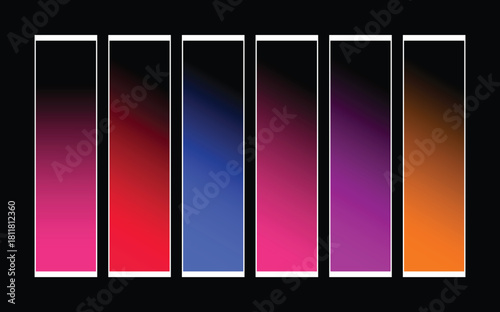 multi color color plate book sample