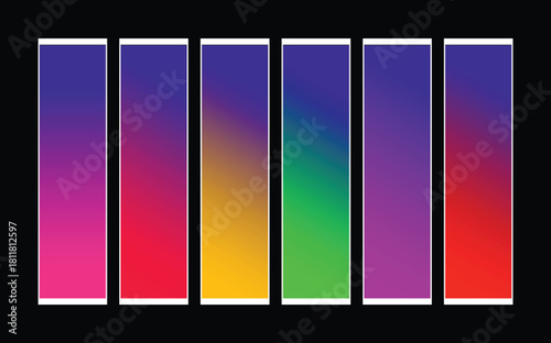 multi color color plate book sample