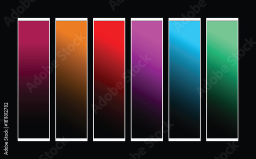 multi color color plate book sample