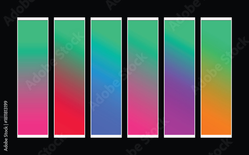 multi color color plate book sample