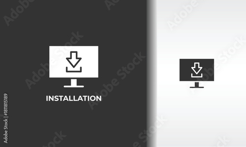 Installation Vector, Icon Or Logo Sign Isolated Symbol Illustration