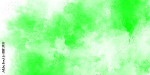 Abstract green watercolor paint background.Green watercolour texturgrunge blight colorful with white background and blurred ..orders in old faded vintage design,e for cards, flyers,  Light green abstr