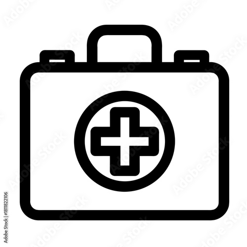 Simple First Aid Kit Icon