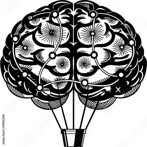 Brain hot air balloon conceptual design