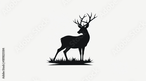 Deer silhouette illustration