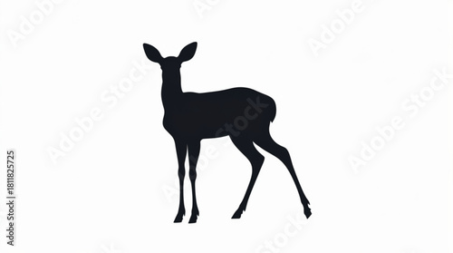 Deer silhouette illustration