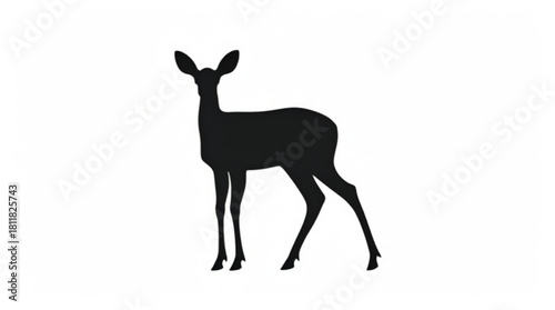 Deer silhouette illustration