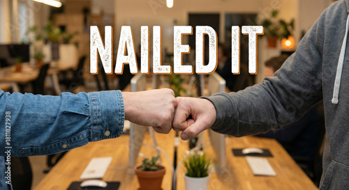 Fist Bump Celebration: 
