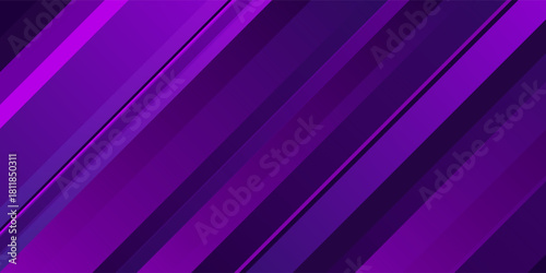 Vibrant purple diagonal glowing background with gradient lines, perfect for technology, presentation, abstract design, and modern graphic projects.