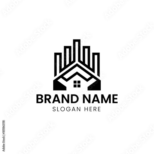 Real estate investment logo design