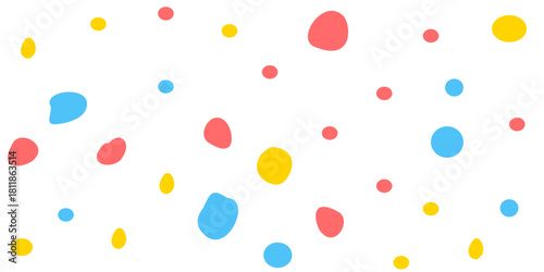 colorful Polka dot pattern for baby