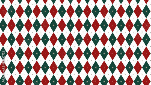 Argyle Vector Pattern. Christmas Background. Golf Textile Print. Emerald Diamonds with Gold Accent Lines. Seamless Pattern Tile. Argyle vector pattern. Argyle Seamless pattern for holidays.
