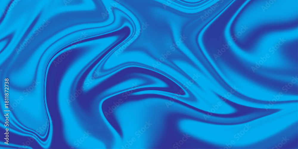 Fototapeta premium Abstract blue painting background. Liquid dynamic grainy texture, Colorful poster design with liquid and curve lines. Liquid marble paint effect background. Sky blue fluid texture .