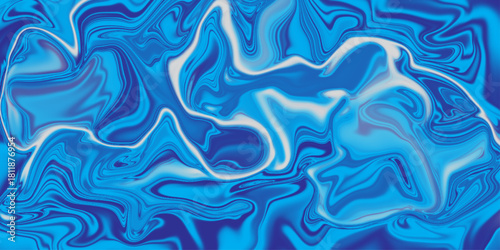 Abstract blue painting background. Liquid dynamic grainy texture, Colorful poster design with liquid and curve lines. Liquid marble paint effect background. Sky blue fluid texture .


