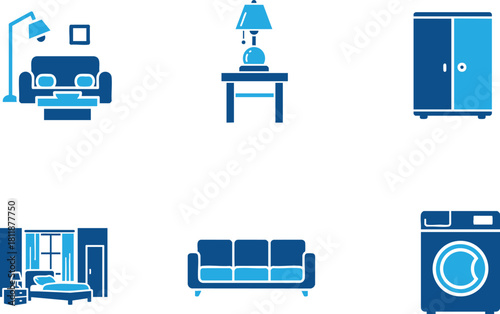 Lifestyle and Home Living Icon for Decor and Wellness