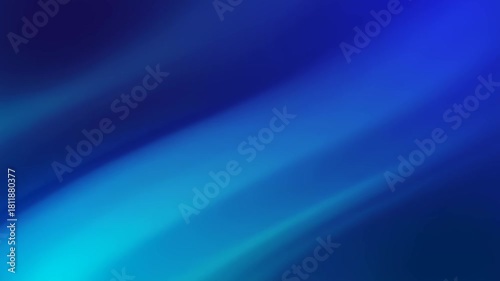 Deep blue abstract gradient background with flowing light streaks and soft bokeh effect for technology and science themes