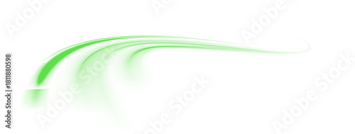 Glowing red neon swirl speed light motion trail twist curve wave spiral beam abstract dynamic futuristic bright energy effect Png