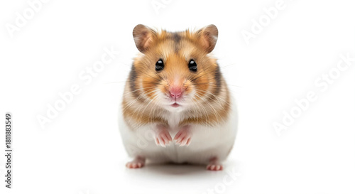 hamster on white background