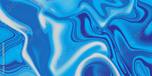Abstract blue painting background. Liquid dynamic grainy texture, Colorful poster design with liquid and curve lines. Liquid marble paint effect background. Sky blue fluid texture .

