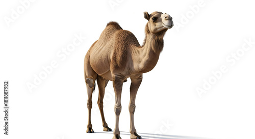 camel on white background