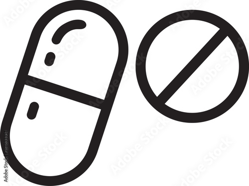 Medicine pills icon vector, Symbol, logo illustrations