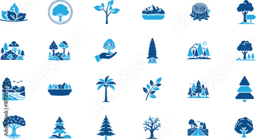 Forest and Nature Icon for Ecology and Wildlife