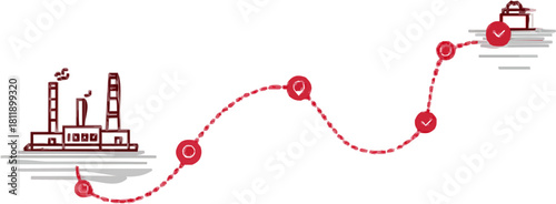 Follow the red line of an ethical supply chain tracker
