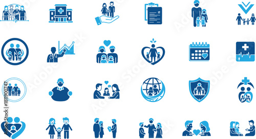 Family Care Planning Icon for Medical and Support Services