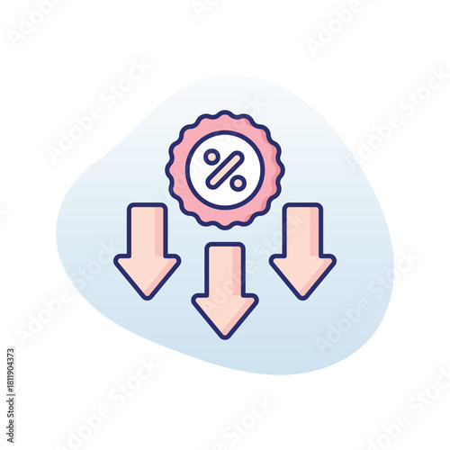 Discount  vector icon