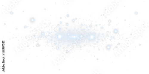 A premium PNG overlay featuring luminous particles and festive glitter