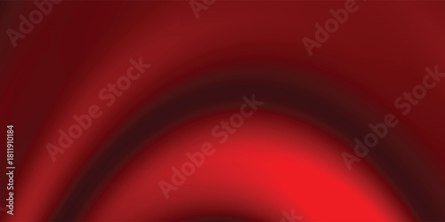 Abstract red and black wave pattern showcasing smooth gradients and dynamic shapes in a bold artistic composition. Vibrant display of swirling red and black hues creates a striking abstract background