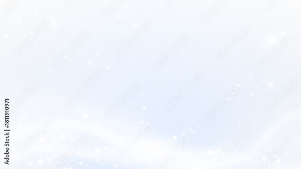 Fototapeta premium Blue abstract background with sparkles and waves in PNG for