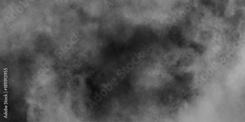 Cloud, fog, or smoke isolated on black background. abstract soft textured white and black background with gray speckles, smoke background and dense fog grunge smog texture art design. 