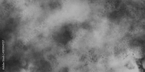 Cloud, fog, or smoke isolated on black background. abstract soft textured white and black background with gray speckles, smoke background and dense fog grunge smog texture art design. 
