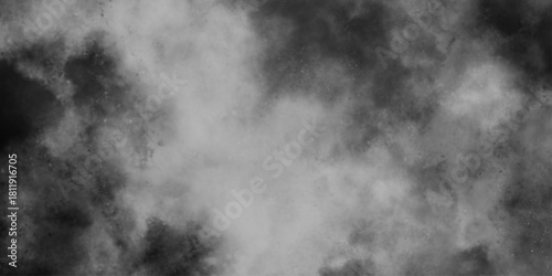 Cloud, fog, or smoke isolated on black background. abstract soft textured white and black background with gray speckles, smoke background and dense fog grunge smog texture art design. 