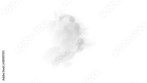 Abstract smoke background. A shot of the smokey effect on white background.  , transparent background