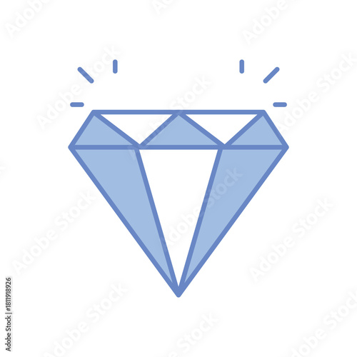 Diamond  vector icon